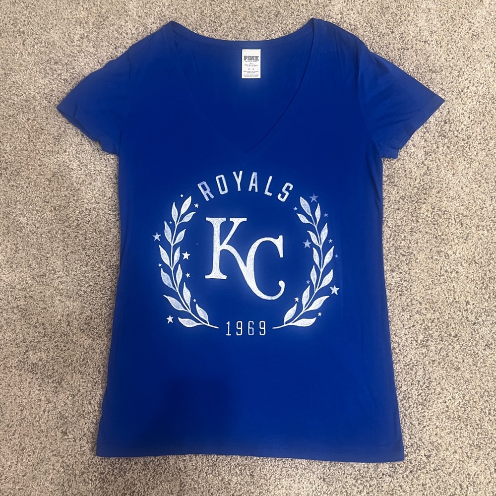 PINK Victoria's Secret Blue KC Royals Tee